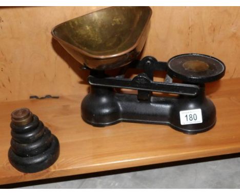 A set of scales and weights