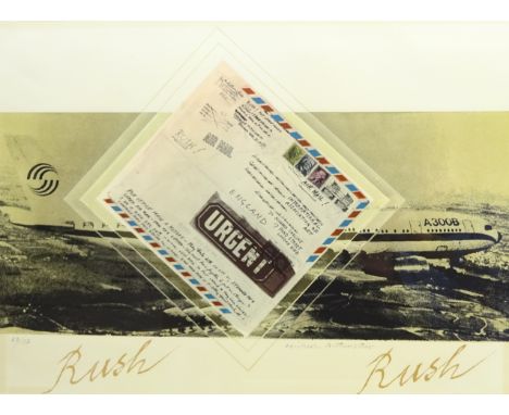 Michael Rotherstein (British 1908-1993): 'Rush Rush', limited edition lithograph signed and numbered 63/75 in pencil 48cm x 6