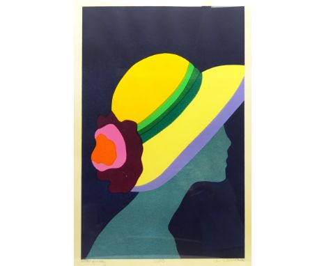 Anne-Marie Le Quesne (USA 1946-): 'Portrait of a Lady', Christie's Contemporary Art limited edition coloured lithograph signe