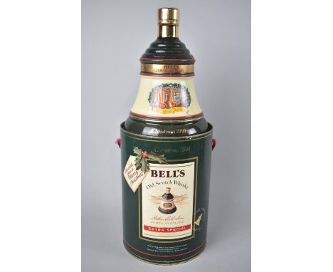 A Bells Christmas 91 Scotch Whisky Decanter, Full, In Original Container 