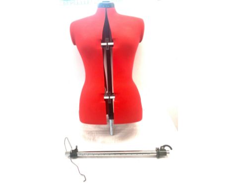 Red adjustable mannequin top, no stand 