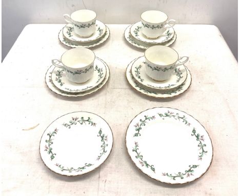 A vintage part Salisbury bone china tea service set 