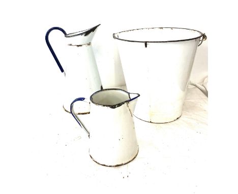 Selection of metal/ enamel ware 