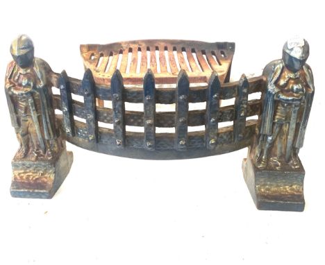 1 Fire grate front measures 50cm, with basket 