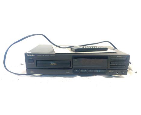 technics compact disc player sl-pg200a, with remote and instructions, untested 
