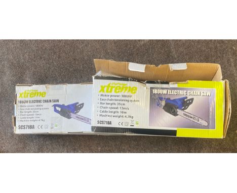 Challenge xtreme 1800w electric chainsaw scs718a 