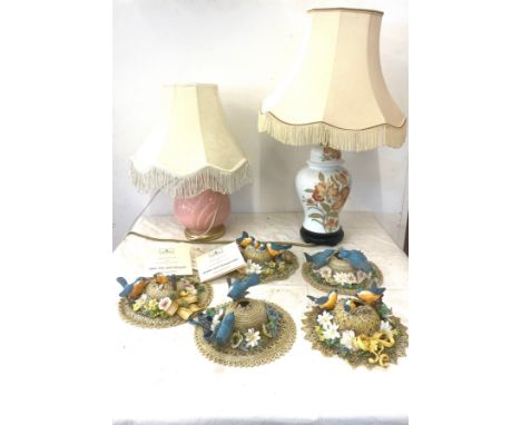Selection of miscellaneous includes collectors plates, lamps etc 