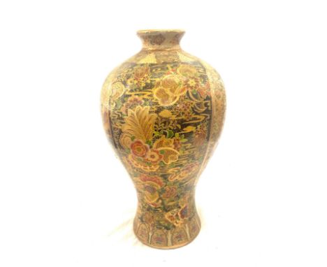 Vintage royal satsuma vase height approx 15 inches 