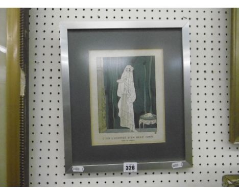 FRAMED FRENCH PRINT