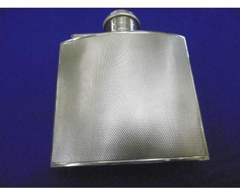 GOLD HIP FLASK, 9ct, 111 GRAMS