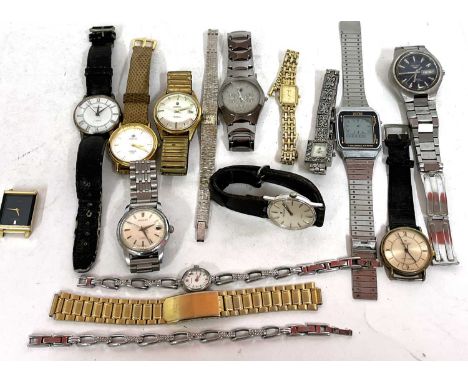 Mixed lot of various wrist watches, makers to include Roamer, Douglas Hamilton and Rotary