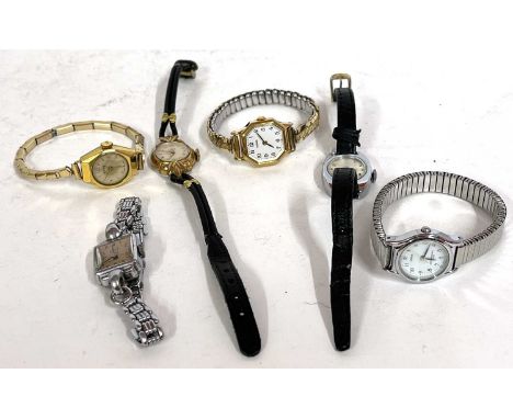 Mixed Lot: Ladies wrist watches makers include Avia, Timex and Lorus