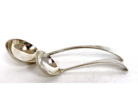 A late Victorian silver Old English pattern ladle, 1898, makers mark for Josiah Williams &amp; Co together with a George VI s
