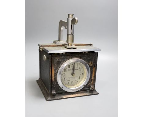   A Blick Universal time recorder clock