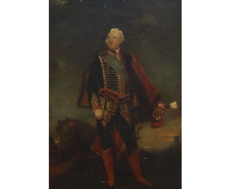   A copy of a portrait of Louis Philippe Joseph, Duke of Chartres, later Duke of Orleans, after Joshua Reynolds, oil on board