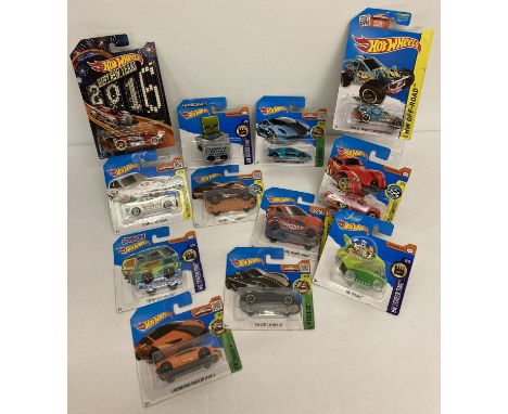 12 Hot Wheels 1:72 scale diecast vehicles. All still sealed in original packaging.  To include: HW Screen Time No. 4, 6 &amp;