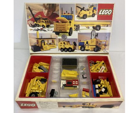 A boxed vintage Lego set #744 - incomplete.  