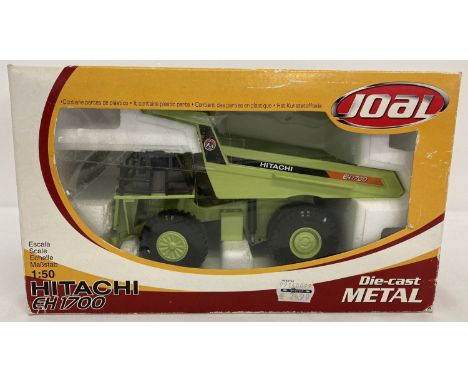 A boxed diecast 1:50 scale Hitachi EH1700 Dumper Truck by Joal.  