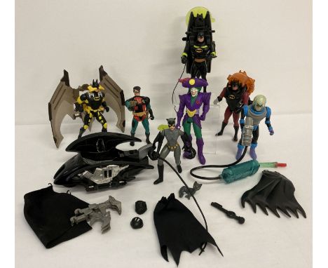 7 Batman character 5" action figures and accessories.  To include: Night Hunter Batman, Mr. Freeze, Catwoman, The Joker, Robi