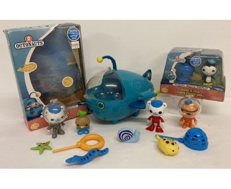 Octonauts Midnight Zone Gup A playset with figures and accessories, by Fisher-Price, Mattel.  Together with a boxed Peso &amp
