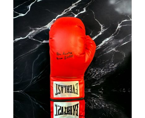 Brian London signed red Everlast 16oz boxing glove. Brian Sidney Harper (19 June 1934 - 23 June 2021), better known by the ri