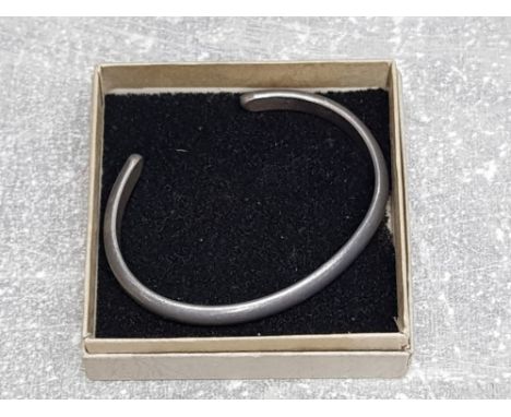 Silver Torq bangle, 25.2g