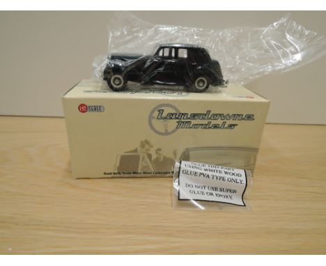 A Lansdowne Models (Brooklin Models) 1:43 scale die-cast, LDM 64 1950 Bentley MK VI 4-Door Saloon, dark green, in original bo