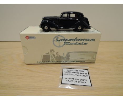 A Lansdowne Models (Brooklin Models) 1:43 scale die-cast, LDM 64a 1951 Bentley MK VI 4-Door Saloon, midnight blue, Ivo Peters