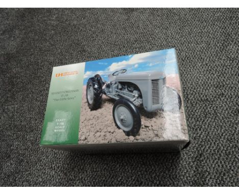 A UH2690 Universal Hobbies 1:16 scale diecast, Massey Ferguson TE20 'the Little Grey', in original box with inner packaging a