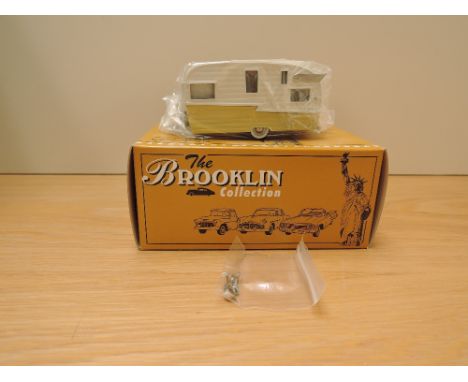 A Brooklin Models The Brooklin Collection 1:43 scale die-cast, BRK 72 1958 Shasta Airflyte Travel Trailer, in original box wi