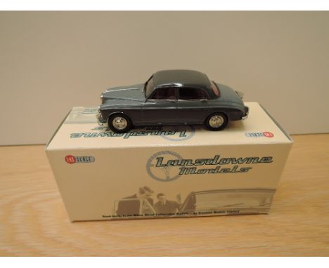 A Lansdowne Models (Brooklin Models) 1:43 scale die-cast, LDM 72 1958 Riley 2.6 Sports Saloon, birch grey/yukon grey, in orig