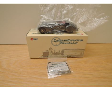 A Lansdowne Models (Brooklin Models) 1:43 scale die-cast, LDM 78 1939 Lagonda V12 Rapide Drophead Coupe, gunmetal grey, in or