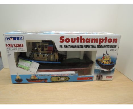 A Hobby Engine 1:36 scale Radio Controlled model, Southampton Tug Boat, in original box with internal packaging