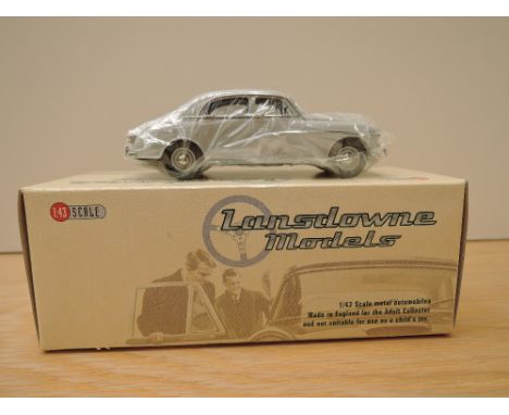 A Lansdowne Models (Brooklin Models) 1:43 scale die-cast, LDM 60 1954 Wolseley 6/90 Series I, mist grey, in original box with