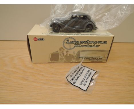 A Lansdowne Models (Brooklin Models) 1:43 scale die-cast, LDM 66 1935/6 Triumph Gloria Vitesse Sports Saloon, grey, in origin