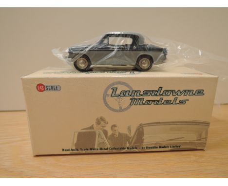 A Lansdowne Models (Brooklin Models) 1:43 scale die-cast, LDM 76 1955 Sunbeam Rapier Series I, dawn mist/cornish blue, in ori