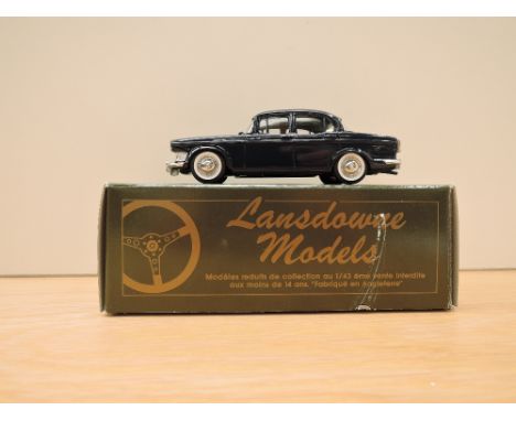 A Lansdowne Models (Brooklin Models) 1:43 scale diecast, LDM 16 1961 Humber Super Snipe, dark blue with light blue interior a