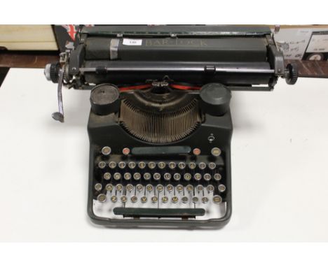 A VINTAGE BAR-LOCK TYPEWRITER