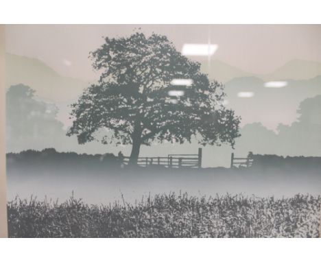 THREE SIGNED LIMITED EDITION PRINTS - TWO LANDSCAPES BY F. HILON AND BOB SAUNDERS AND A RIVER SCENE BY G A MARTIN