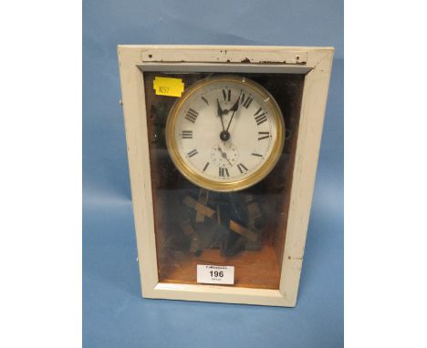 A VINTAGE CASED TIMER CLOCK