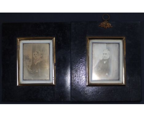 A pair of 'Beard' daguerrotype  portraits – Mr &amp; Mrs Samuel Palmer (parents of the Liberal MP, John Hinde Palmer), image 
