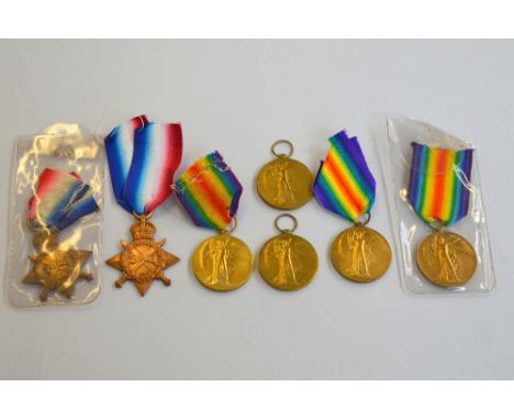 A NUMBER OF WWI AND WWII MEDALS, to include Victory medal - 24737 named to PTE Wilfred Henry Heal 18th BTN Liverpool Regt, ki