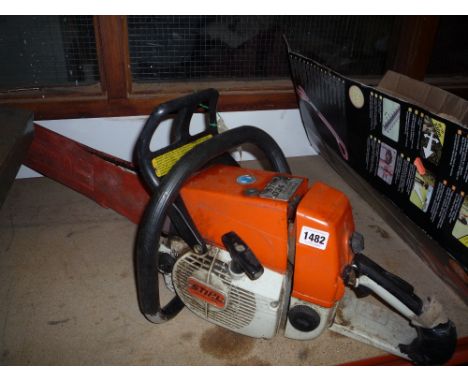 A STIHL 034AV PETROL CHAINSAW