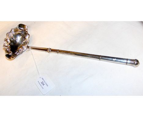 A Georgian silver punch ladle - London - 1776 