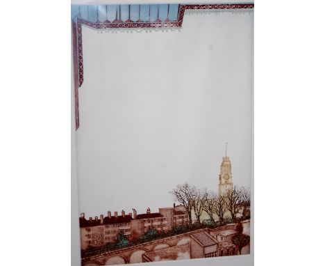 Glyn Thomas - Hidden Venice, lithograph, signed, titled and numbered in pencil to the margin 93/200, 52x19.5cm; and one other
