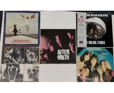 Five Rolling Stones albums to include 'Aftermath' Australasia re-issue, Sleeve: VG+ Disc: NM, 'Big Hits (High Tide and Green 