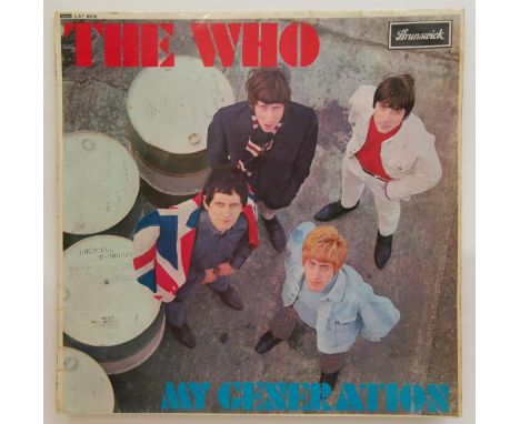 The Who, 'My Generation', 1965 First UK pressing, Brunswick, Lat 8616, Mono, Sleeve: VG Disc: VG 