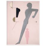 Oskar Schlemmer, Komposition auf Rosa (Rekonstruktion)