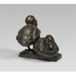 August Gaul, Doppelgruppe (Stehender Schwan putzt sich)