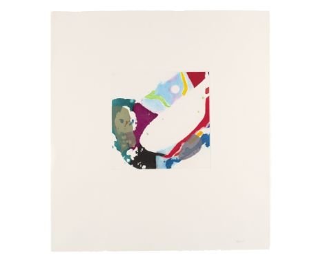 Abstrakter Expressionismus - - Sam Francis.  (1923 San Mateo - 1994 Santa Monica). o.T. 1993. Farbaquatintaradierung auf cham